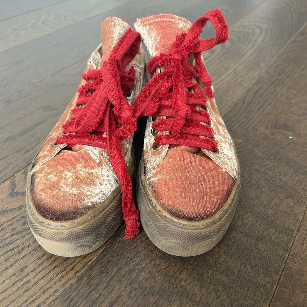 Uma Wang velvet sneakers size 37